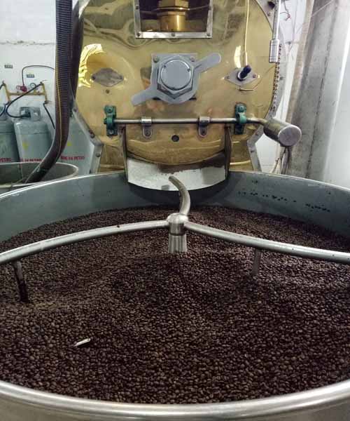 xưởng rang cà phê sạch 